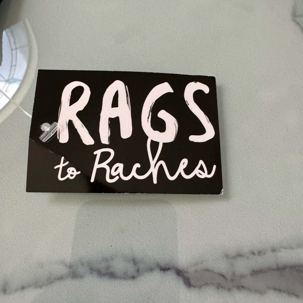 NWT Rags to Raches Black 'RAD!' Bodysuit - Picture 4 of 5